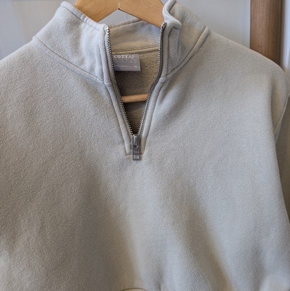 TNA Cozy Fleece Perfect Quarter Zip Sweatshirt - Picture 4 of 8